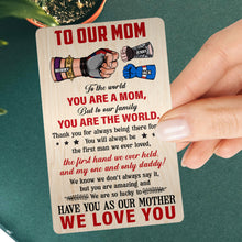 Load image into Gallery viewer, Personalized Wallet Card for Dad - Meaningful Gift Wallet Card PopCulturePrints
