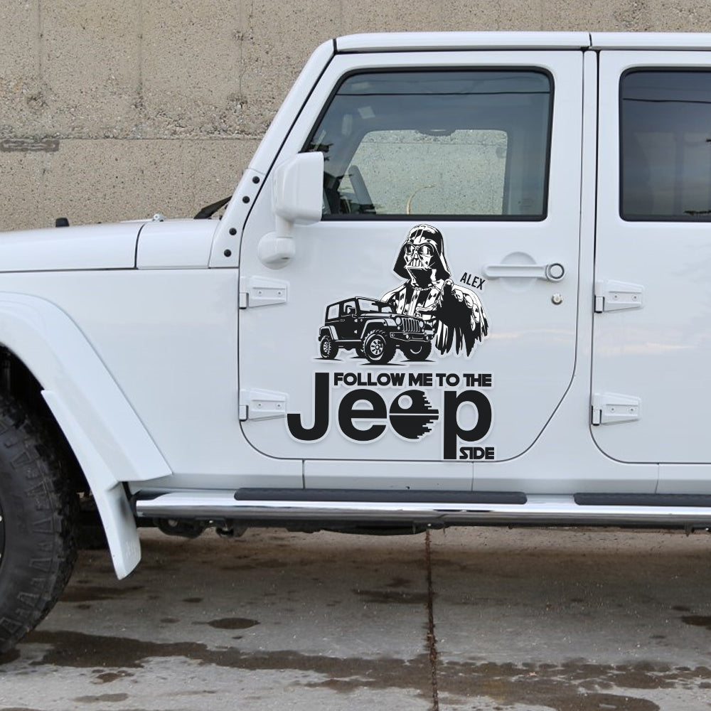 Custom Star Wars Jeep Side Decal - Personalized Car Sticker