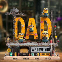 Load image into Gallery viewer, We Love You Dad - Personalized Acrylic Plaque Gift for Dad, Grandpa, and More Shaped Plaques PopCulturePrints
