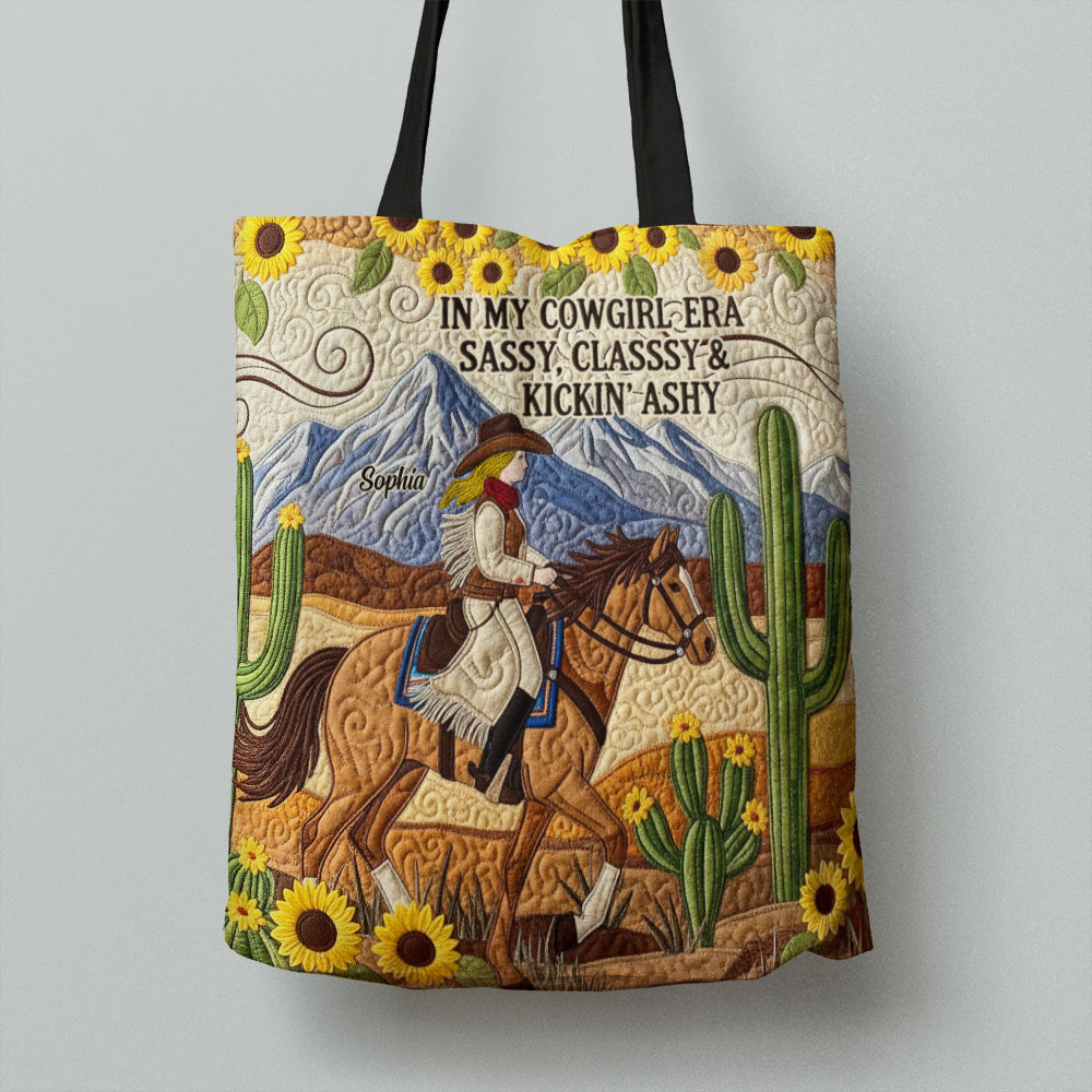 In My Cowgirl Era - Personalized Wild Cowgirl Aesthetic Tote Bag Tote Bag PopCulturePrints