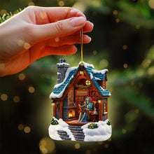 Load image into Gallery viewer, &quot;Celebrate Your Love for Books&quot; - Custom Book Lover Skull Ornament - Unique Personalized Gifts for Readers Ornament PopCulturePrints
