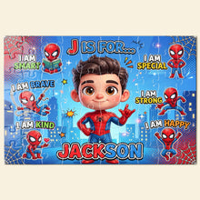 Load image into Gallery viewer, Brave &amp; Kind Jigsaw Puzzle - Personalized Gift for Kids
