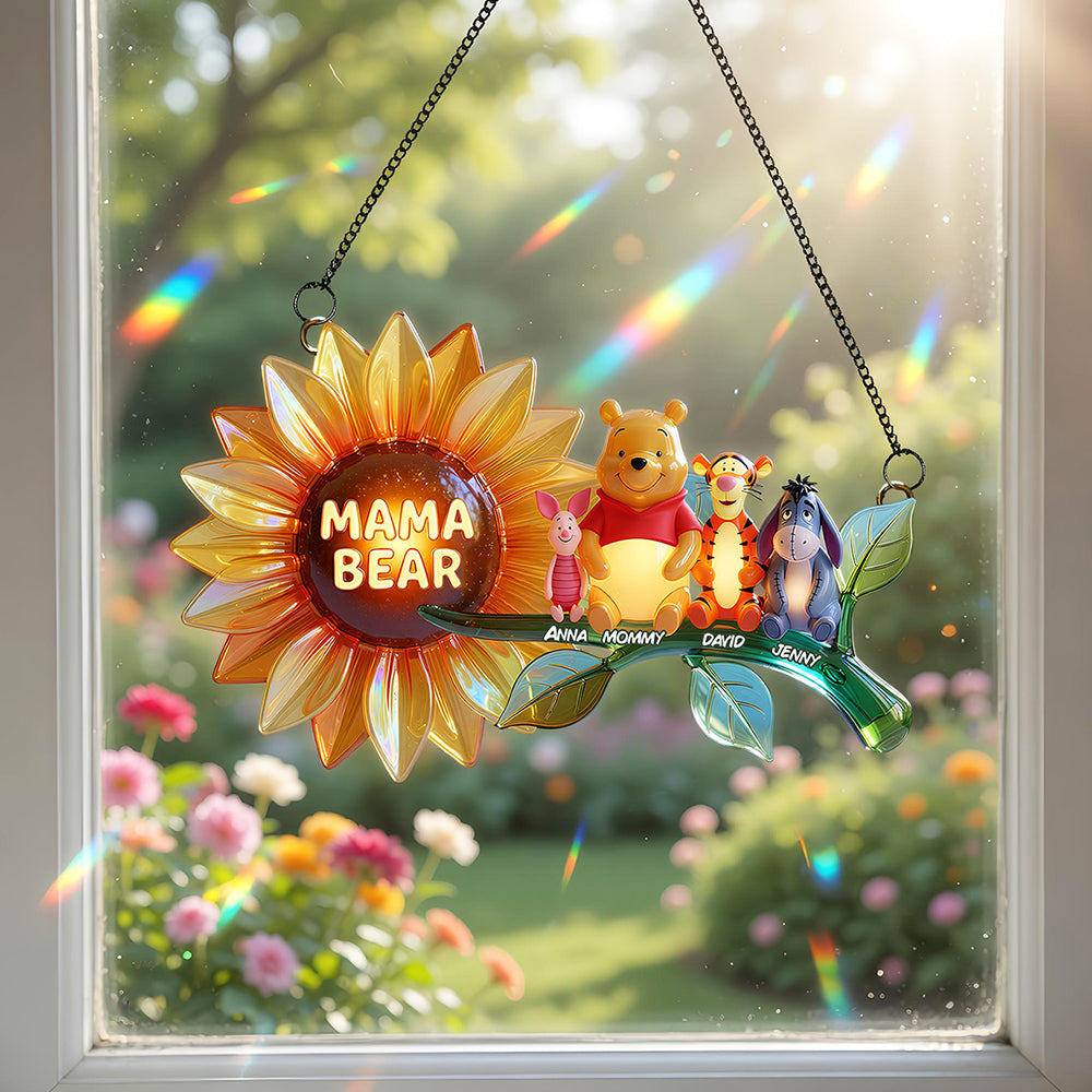 Home Is Where Mom Is - Personalized Suncatcher for Mom's Gifts Ornament PopCulturePrints