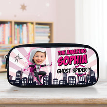 Load image into Gallery viewer, “Be Your Own Hero” - Personalized Hero Adventure Pencil Case - Custom Gift for Kids Pencil Case PopCulturePrints

