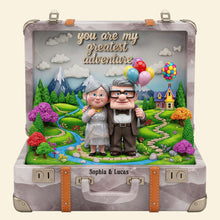 Load image into Gallery viewer, You Are My Greatest Adventure - Forever Couple Acrylic Plaque - Personalized Gift for Couples, Anniversaries, and Weddings Shaped Plaques PopCulturePrints
