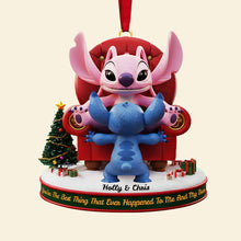 Load image into Gallery viewer, You&#39;re The Best Thing That Ever Happened To Me - Personalized Funny Couple Acrylic Ornament Ornament PopCulturePrints
