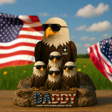 Load image into Gallery viewer, Cherish Every Moment: Personalized Military Dad Plaque - Custom Gift for Dads, Veterans, and Heroes Shaped Plaques PopCulturePrints
