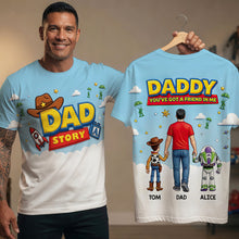 Load image into Gallery viewer, “You've Got a Friend in Me” - Cosmic Cowboy Dad 3D Shirt - Personalize for Dad, Grandpa &amp; More AOP Products PopCulturePrints
