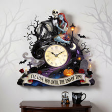 Load image into Gallery viewer, Endless Love Acrylic Hanging Wall Clock - Personalized Gifts For Couple 05PGLU140726 Hanging Wall Clock PopCulturePrints
