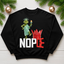 Load image into Gallery viewer, Nope Green Monster Freedom Shirt - Customizable Gifts for Christmas Enthusiasts Shirts PopCulturePrints
