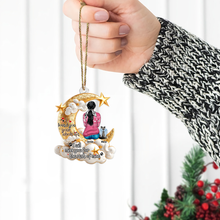 Load image into Gallery viewer, Personalized Cat Lover&#39;s Christmas Acrylic Ornament Ornament PopCulturePrints
