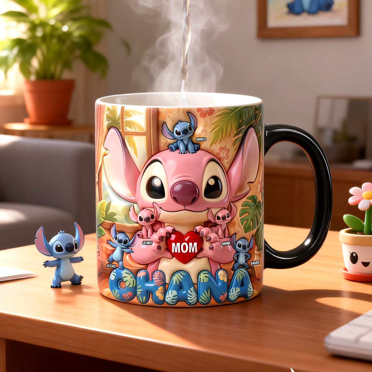 Mama Love - A Magical Personalized Mug for Mom Coffee Mug PopCulturePrints