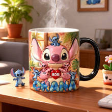Load image into Gallery viewer, Mama Love - A Magical Personalized Mug for Mom Coffee Mug PopCulturePrints

