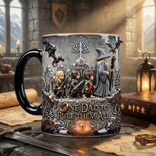 Load image into Gallery viewer, One Dad to Rule Them All - Fantasy Squad Dad Magic Mug - Personalized Gifts for Dads Coffee Mug PopCulturePrints
