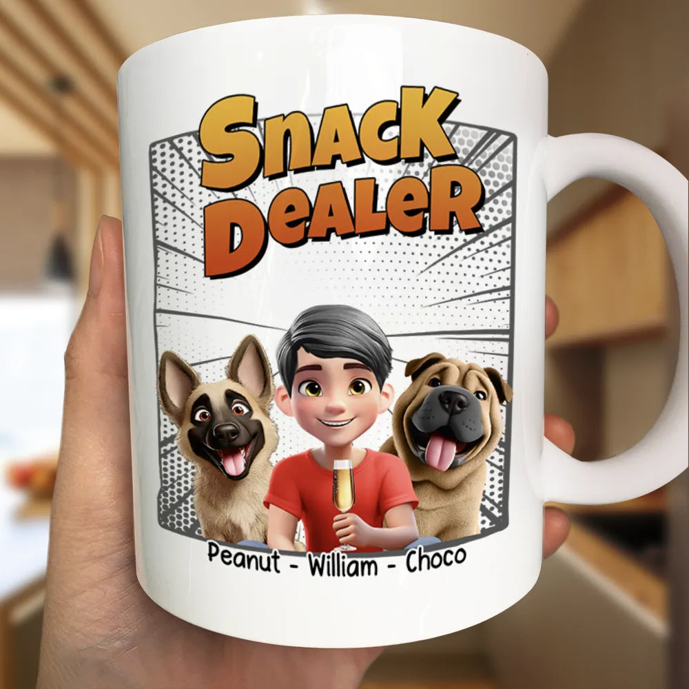 Treat Dealer Mug - Personalized Gift for Dog Lovers Mug PopCulturePrints