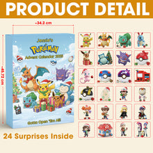 Load image into Gallery viewer, Gotta Open 'Em All! Cute Pokémon Advent Calendar - Custom Acrylic Blind Box - Personalized Gifts for Kids and Pokémon Fans Advent Calendar PopCulturePrints
