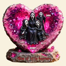 Load image into Gallery viewer, “Mom of Little Horrors” – Personalized Acrylic Plaque for Moms, Perfect Gift for Mother's Day Shaped Plaques PopCulturePrints
