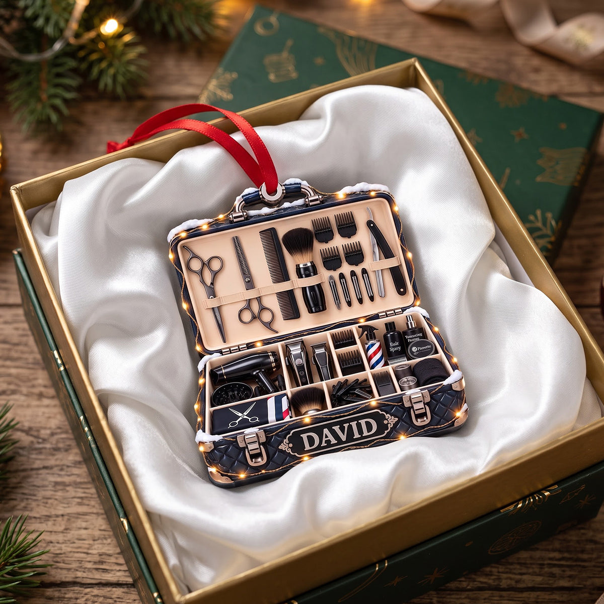 Hairstylist Christmas Ornament - Personalized Gifts for Christmas 09tttn081026 Ornament PopCulturePrints