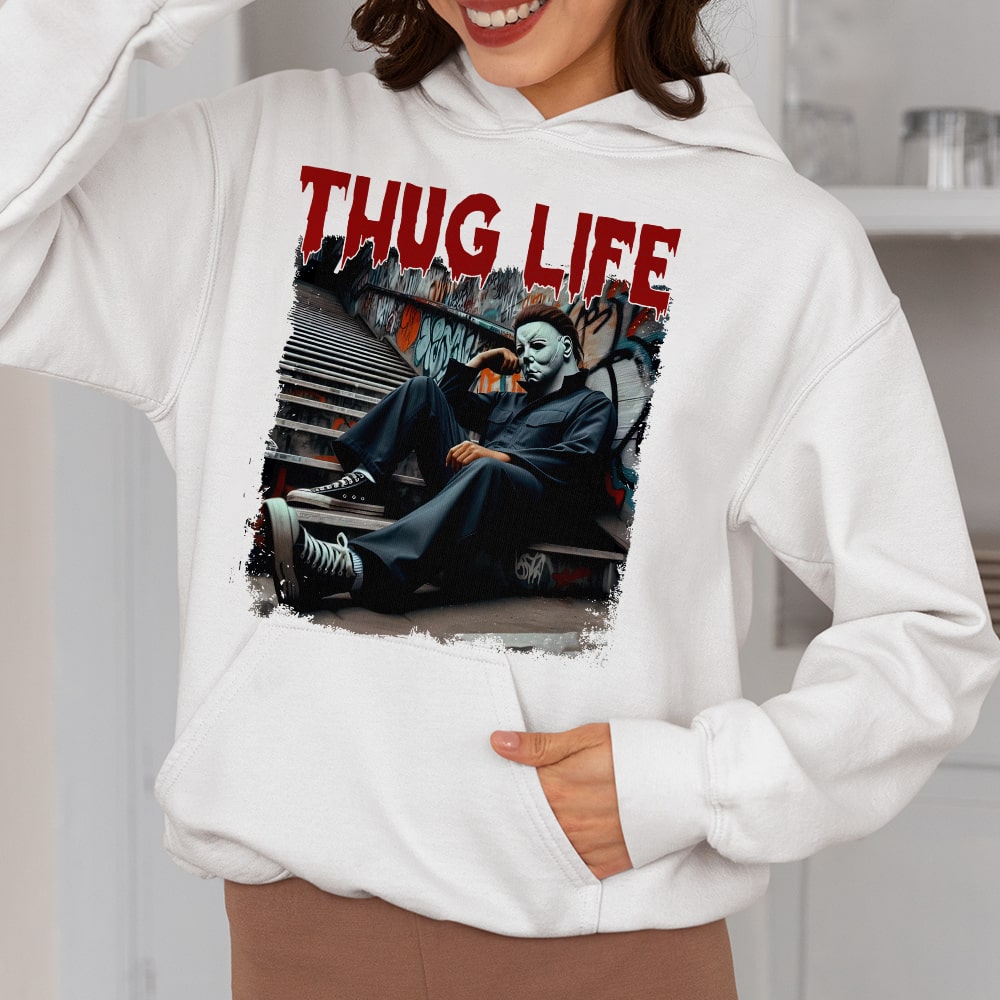 Thug Life Halloween Shirt for Horror Fans