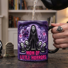 Load image into Gallery viewer, "Mom of Little Horrors" - Scary Villain Magic Coffee Mug - Personalized Gift for Mom, Grandma, and Wife Coffee Mug PopCulturePrints
