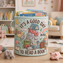 Load image into Gallery viewer, Cozy Reader Laundry Basket - Personalized Gifts 02nadh170726 Laundry Basket PopCulturePrints
