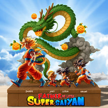 Load image into Gallery viewer, &quot;A Superhero Dad: Celebrate His Strength!&quot; - Superpower Dad Acrylic Plaque - Personalized Gift for Dads, Grandpas, and All Super Dads Shaped Plaques PopCulturePrints
