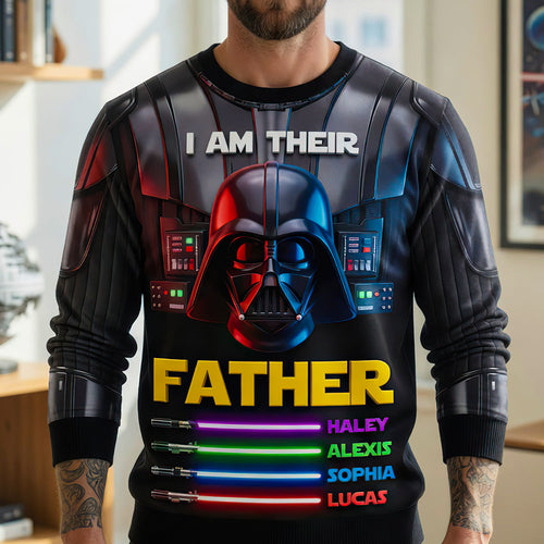 I Am Their Father - Personalized 3D Shirt for Dads AOP Products PopCulturePrints