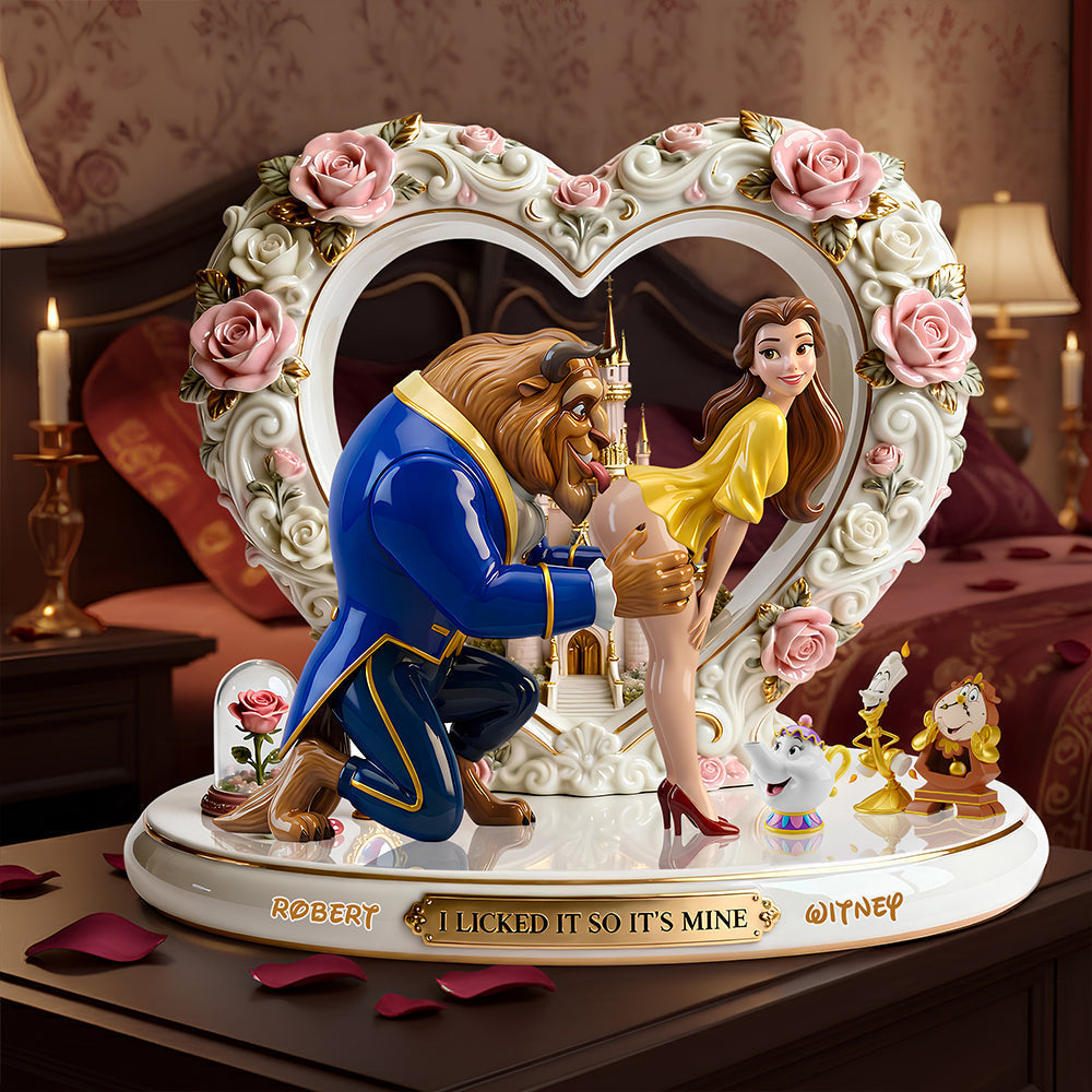 Funny Fairytale Acrylic Plaque - Personalized Gift for Couples