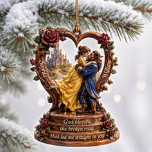 Load image into Gallery viewer, Love's Destiny: The Fantasy Fate Couple Acrylic Ornament - Personalized Gift for Couples
