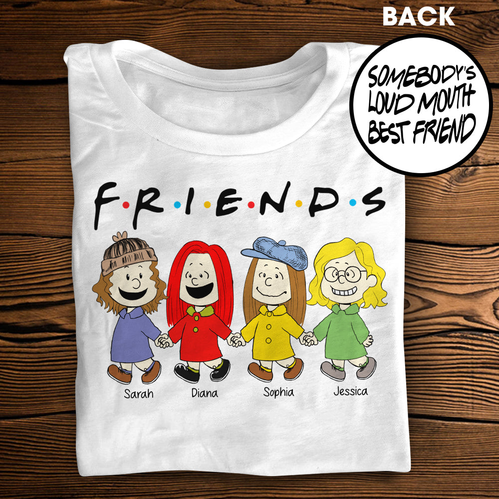 Personalized Friends Tee - Best Friend Shirt Shirts PopCulturePrints