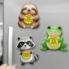 Load image into Gallery viewer, Celebrate Your Team Spirit with Our Adorable Animal Co-Worker Magnets - Personalized Gift for Coworkers Fridge Magnet PopCulturePrints
