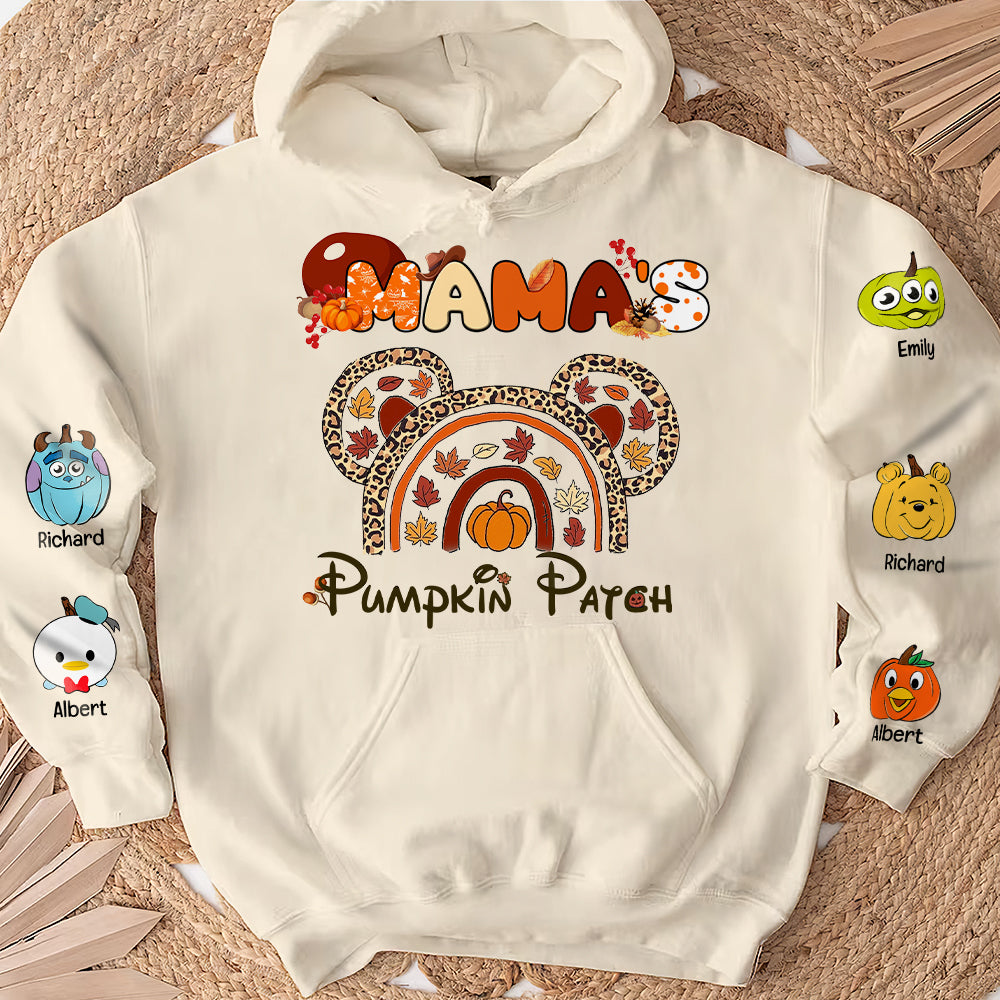 Personalized Mama's Halloween Pumpkin Patch Hoodie