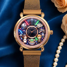 Load image into Gallery viewer, “A Galaxy of Time” - Space Theme Watch - Personalized Gift for Pop Culture Fans
