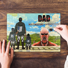 Load image into Gallery viewer, Personalized Father&#39;s Day Jigsaw Puzzle - Best Commander Theme Jigsaw Puzzles PopCulturePrints
