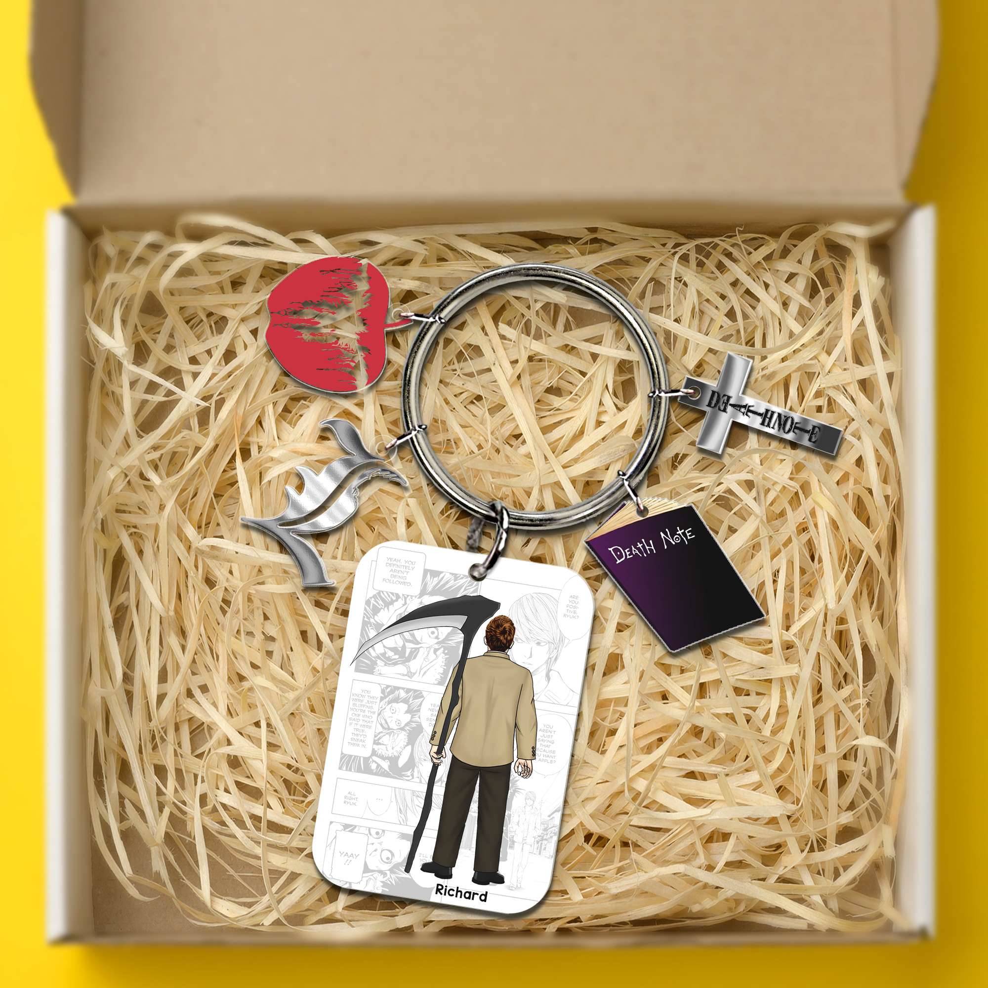 Custom Anime-Inspired Keychain for Fans Keychains PopCulturePrints