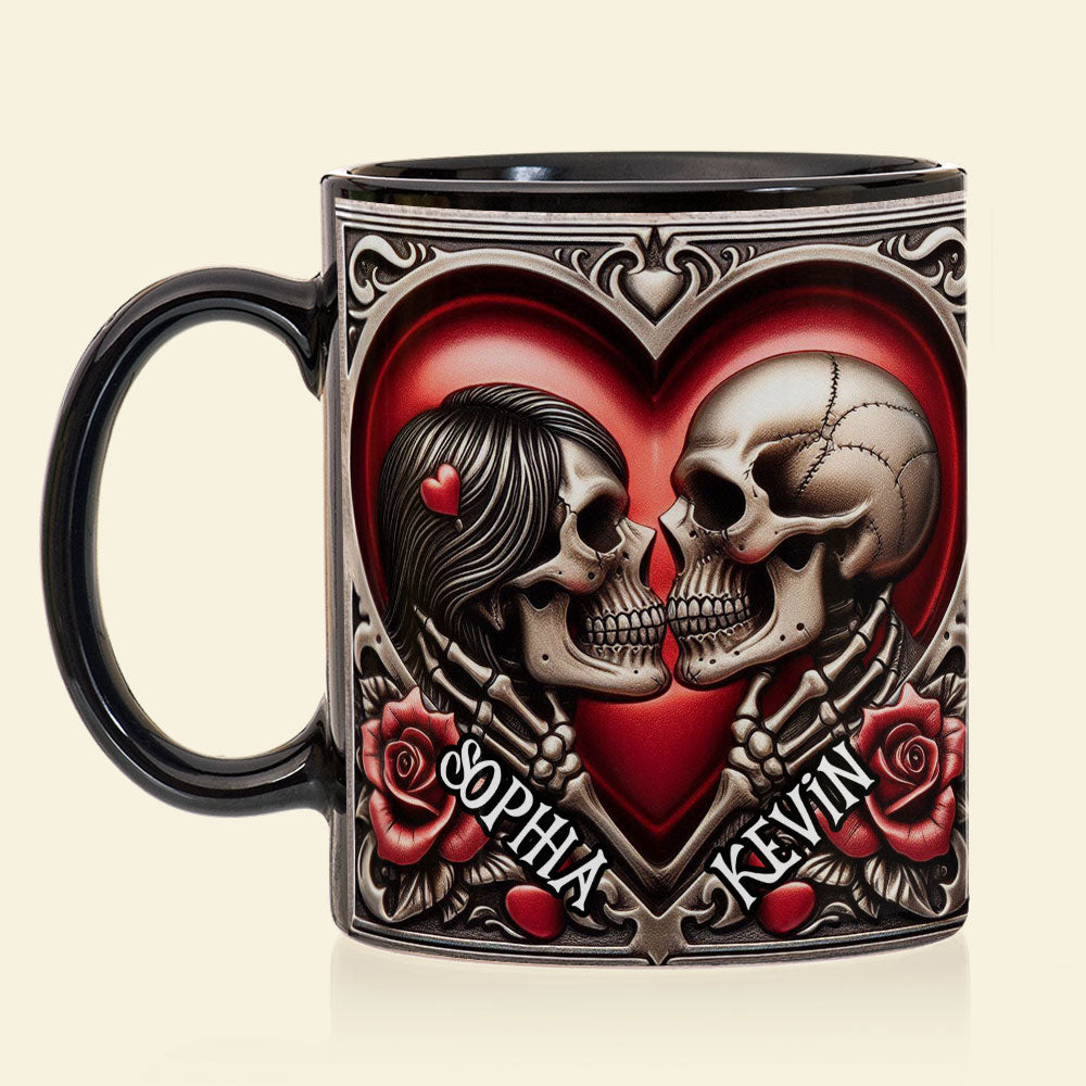 Personalized 3D Wind Spinner - Missing Piece Heart Gift for Couples Coffee Mug PopCulturePrints