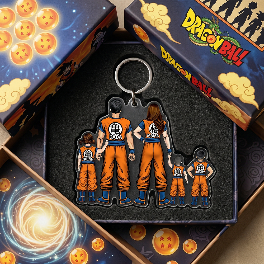 “Family Heroes Unite!” - Personalized Super Power Family Keychain - Gift for Mom, Dad, and Kids Keychains PopCulturePrints