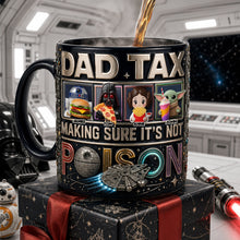 Load image into Gallery viewer, Dad Tax Magic Coffee Mug - Customized Gifts for Dad and Grandpa Coffee Mug PopCulturePrints
