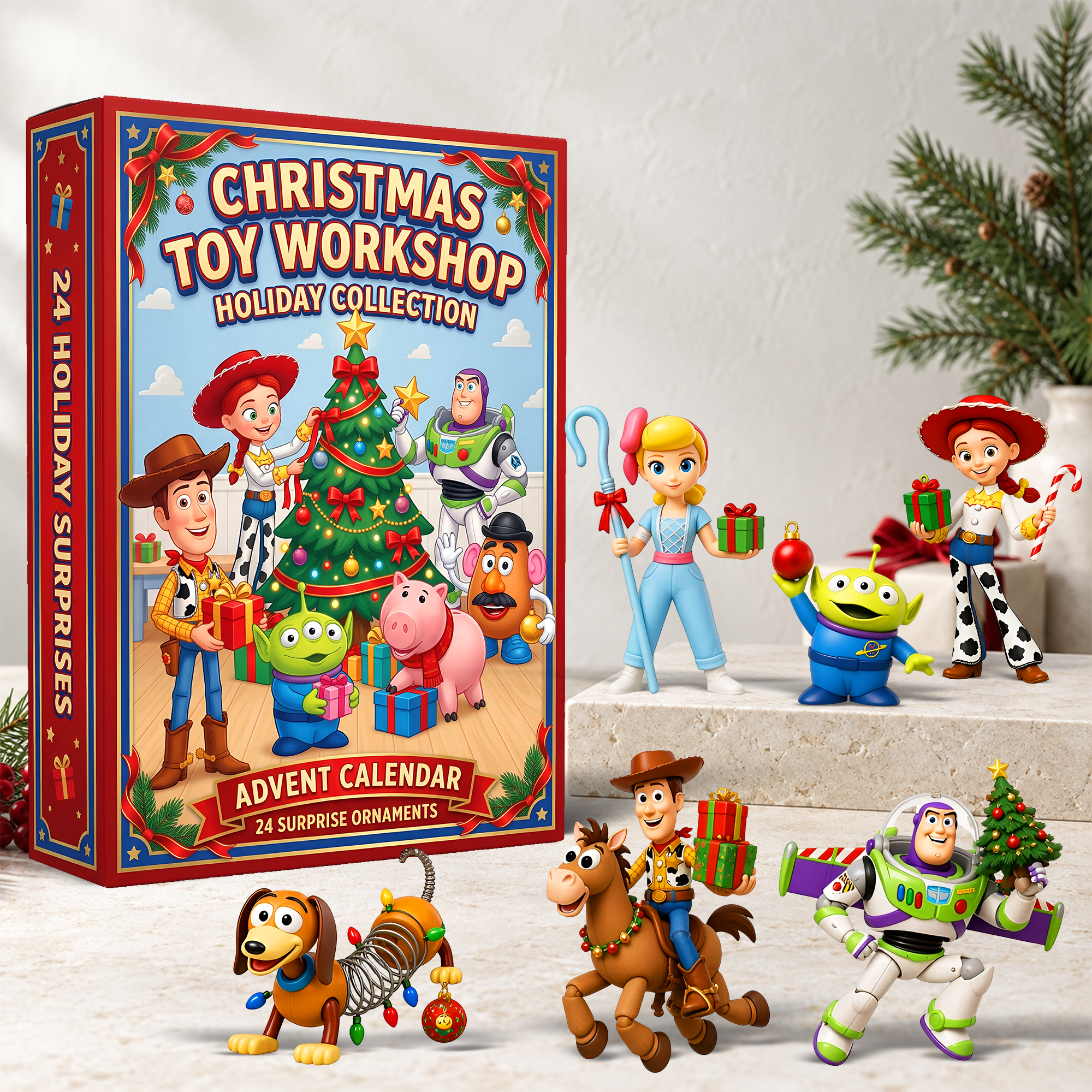 "Unwrap the Magic of Christmas!" - Holiday Collection Advent Calendar - Personalized Gifts for Kids, Family, and Friends