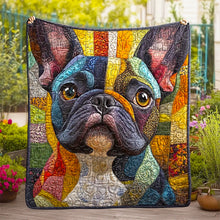Load image into Gallery viewer, French Bulldog Christmas Quilt Bed Set - Perfect Gift for Dog Lovers Blanket PopCulturePrints
