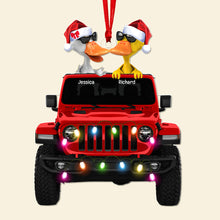 Load image into Gallery viewer, Personalized Christmas Ornament for Car Enthusiast Couples
