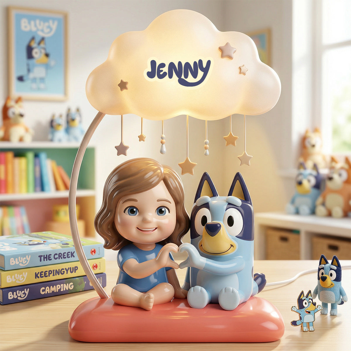 Illuminate Their Imagination - Personalized Lovely Floating Cloud Light Box Light Box PopCulturePrints