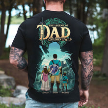 Load image into Gallery viewer, The Legend Of Dad Shirt - A Unique Personalized Gift for Father's Day Shirts PopCulturePrints
