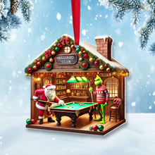 Load image into Gallery viewer, Personalized Holiday Billiard Club Ornament Ornament PopCulturePrints
