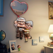 Load image into Gallery viewer, Forever Together - Personalized Couple Wall Hanging Mirror Mirror PopCulturePrints
