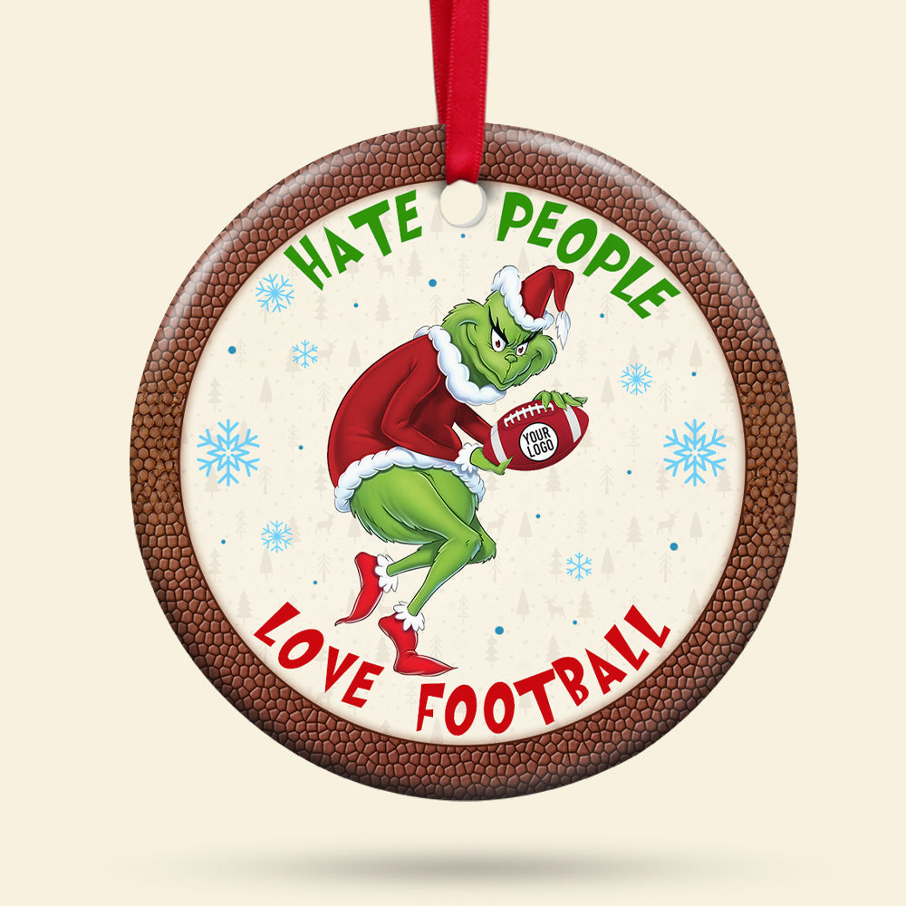 Customized Christmas Ornament for Football Enthusiasts Ornament PopCulturePrints