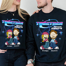 Load image into Gallery viewer, Personalized Y2K Couple Shirt - Unique Valentine&#39;s Day Gifts for Couples Shirts PopCulturePrints
