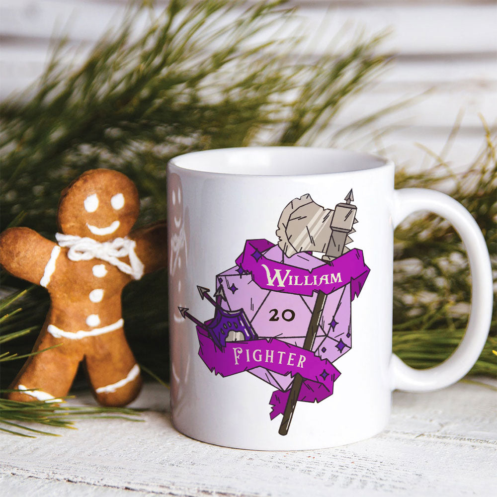 Funny Personalized Christmas Ornament for Dad - Custom Names Coffee Mug PopCulturePrints