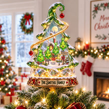 Load image into Gallery viewer, Whimsical Family Acrylic Christmas Tree Topper - Personalized Gifts For Family 03ohqn070926 Ornament PopCulturePrints
