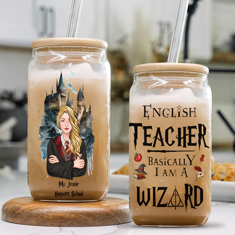 Personalized Wizard Teacher Magic Tumbler